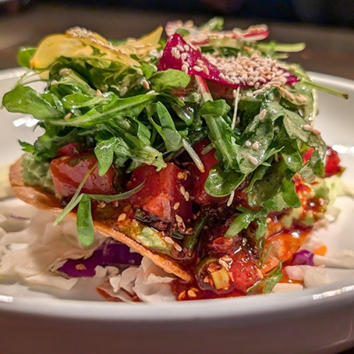 Macha-Ahi Tostada