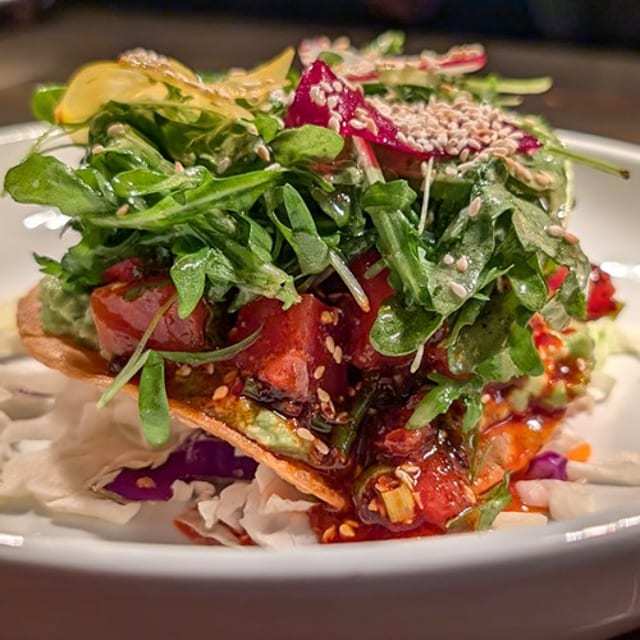 Macha-Ahi Tostada.