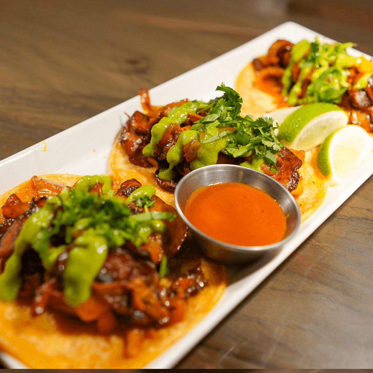 Exotic Mushrooms Al Pastor Tacos