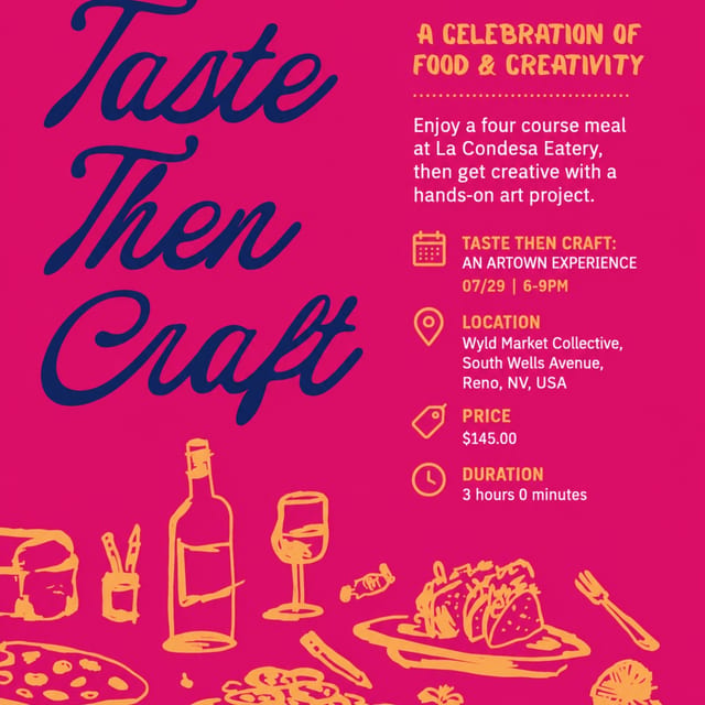 Taste then Craft: An Artown Experience