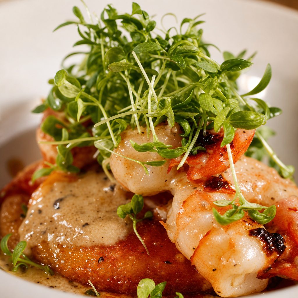 Tiger Prawn Arepa.