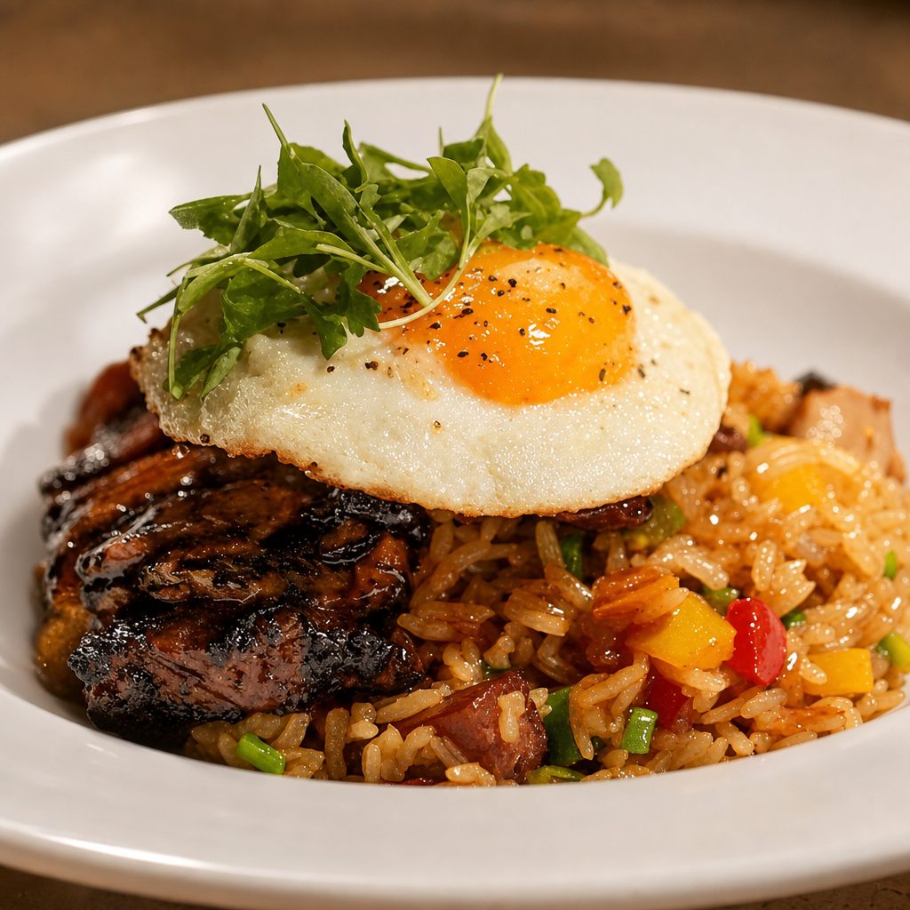 GRILLED BEEF SHORT RIB FRIED RICE..