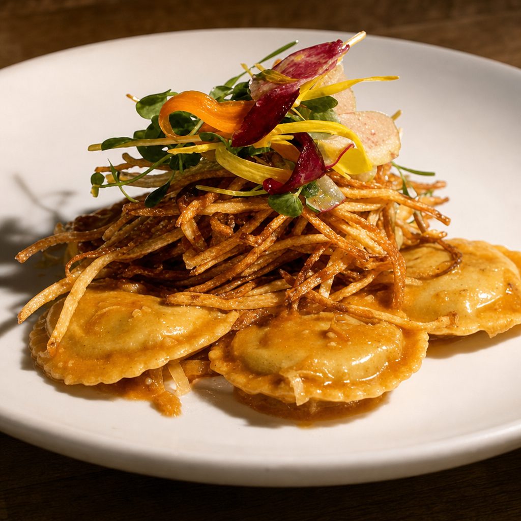 PORCINI MUSHROOM Ravioli.