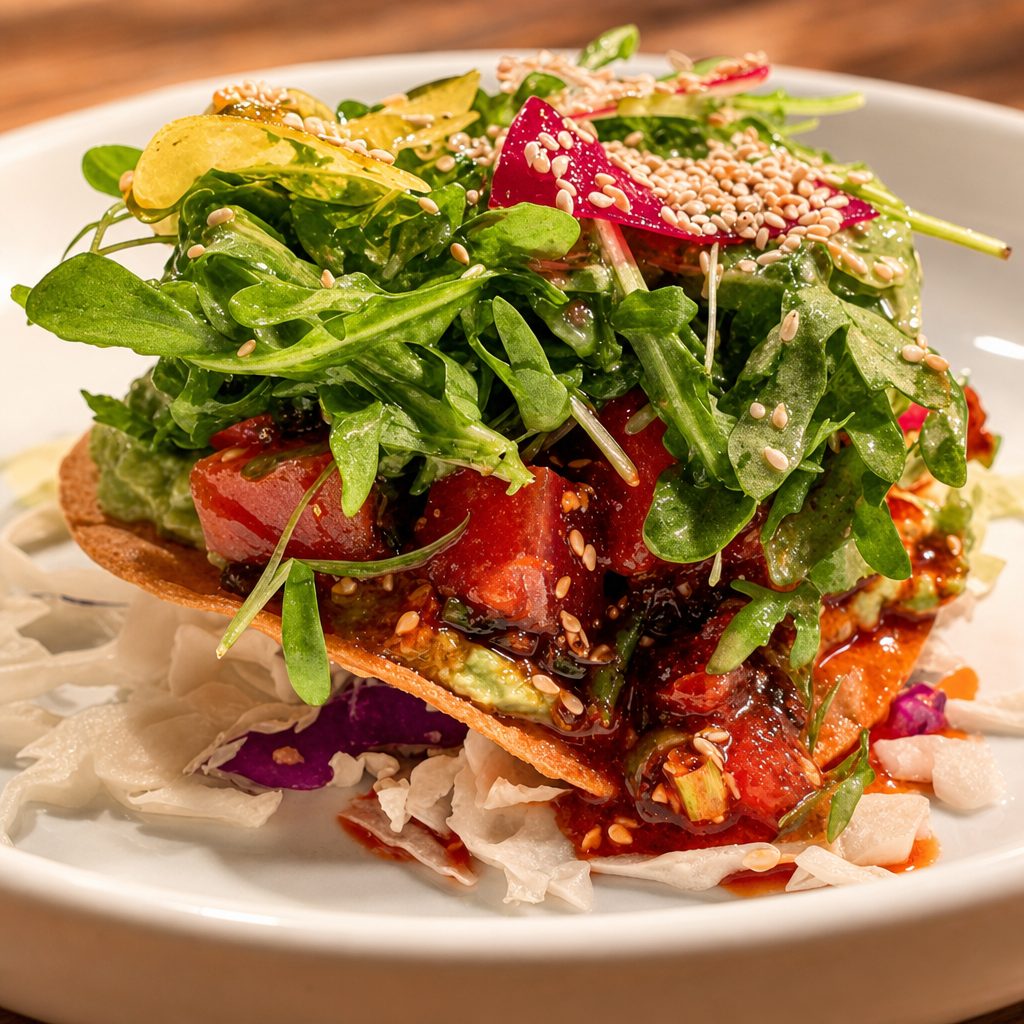 Macha-Ahi Tostada.