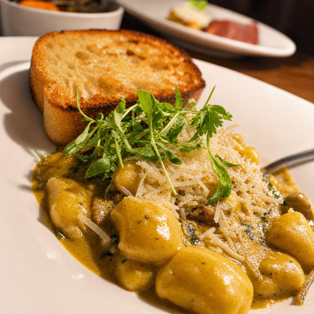 Gnocchi Al Cilantro.
